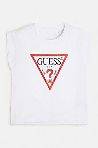 Guess J81i15j1300 Camiseta de Tirantes, Blanco (True White A000 Twht), 158 (Talla del Fabricante: 14) para Niñas