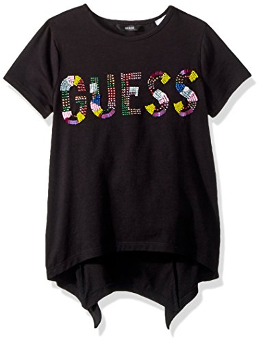 Guess J83i03k7ku0 Camiseta de Tirantes, Negro (Jet Black A996 Jblk), 128 (Talla del Fabricante: 8) para Niñas