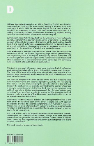 Guided error correction: Exercises for Spanish-speaking students of English Level C1 - Book 1: 91 (Documents)