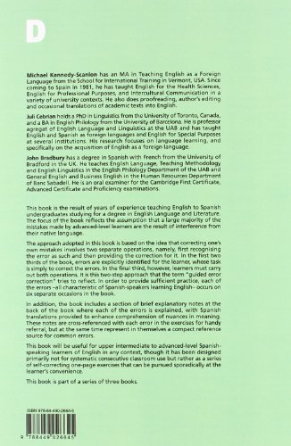 Guided error correction: Exercises for Spanish-speaking students of English. Level C1 - Book 2: 95 (Documents)