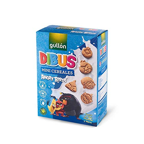 Gullón - Galletas cereales Dibus Mini Angry Birds 250g