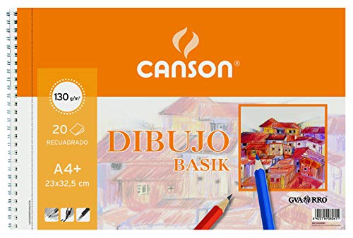 Gvarro Canson 200408061- Bloc A4, 20 Hojas, 130 g/m²
