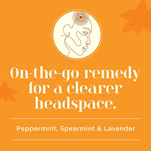 Gya Labs rodar sobre de aceite esencial para aliviar la migraña - Menta y lavanda para aliviar el dolor de cabeza y el estrés (10 ml) - Mezclas de aceite esencial 100% puro, natural y prediluido