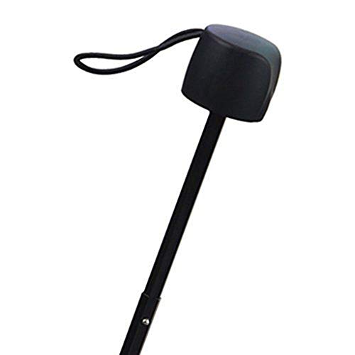 GYB Paraguas Promoción Cielo Azul Y Nubes Blancas Anti-Sombra UV Plástico Negro Cielo Lluvioso Tres Veces Mujer Pequeño Fresco Soleado Paraguas Automático