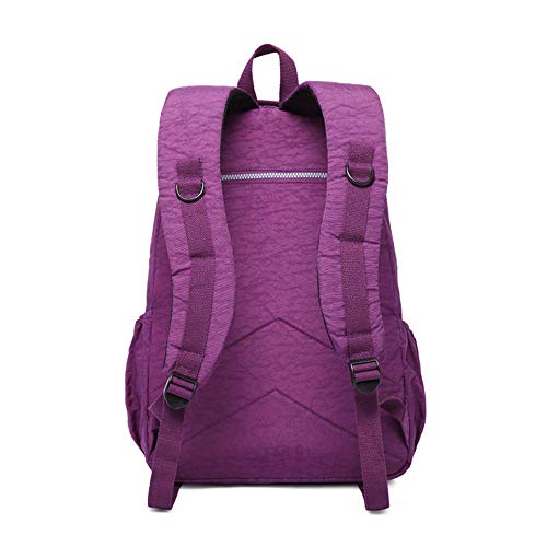 GYCZCMochila para Hombres Mochila para Hombres Tendencia de Moda Casual Cuero de la PU Estudiantes universitarios Bolsa de computadora Mujer Negro 14 Pulgadas