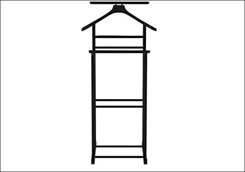 Haku Möbel 30569 - Galán de noche, 47 x 36 x 102 cm, color tabaco