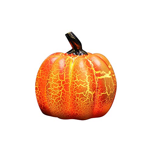 halloween Luces de calabaza de Halloween Linternas Lámpara de luz de calabaza de Halloween Decoración de la habitación de la puerta Linterna LED Fiesta Accesorios para el hogar Luz de Halloween-A