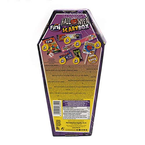 Halloween Scary Box Ataúd Surtido Gominolas FINI 99 g