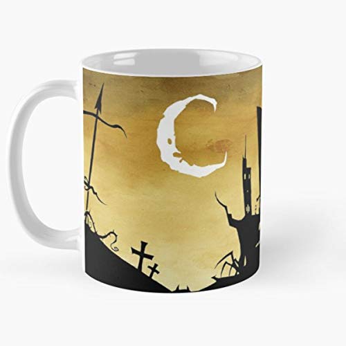 Halloween Town Classic Mug - Novelty Ceramic Cups 11oz, Unique Birthday And Holiday Gifts For Mom Mother Father-teiltspe