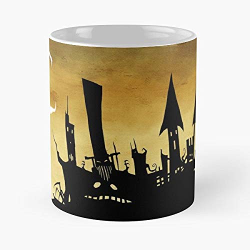 Halloween Town Classic Mug - Novelty Ceramic Cups 11oz, Unique Birthday And Holiday Gifts For Mom Mother Father-teiltspe
