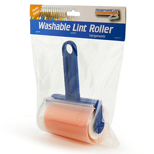 Hangerworld Quitapelusas Lavable y Reusable Rodillo Adhesivo Quitapelos de Animales Mango Plástico