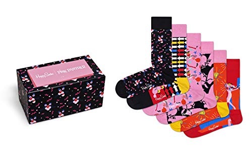 Happy Socks Calcetines Unisexo Pink Panther Gift Box (6 pairs) 36-40