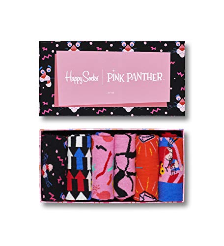 Happy Socks Calcetines Unisexo Pink Panther Gift Box (6 pairs) 36-40