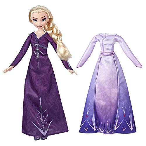 Hasbro Disney Frozen 2 Fashion + Extra Vestido Elsa, Multicolor, E6907ES0