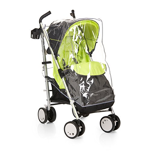 Hauck, Protector de lluvia universal para carritos de 3 ruedas, shopper y sillas de paseo, resistente al agua y duraderos, color transparente