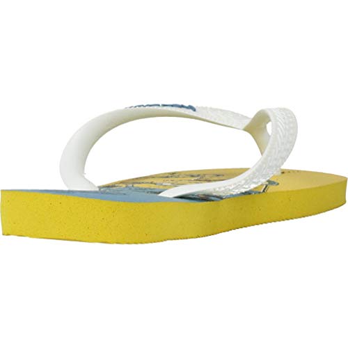 Havaianas Minions, Chanclas Unisex Niños, Multicolor (Yellow Citric/White 3455), 31/32 EU