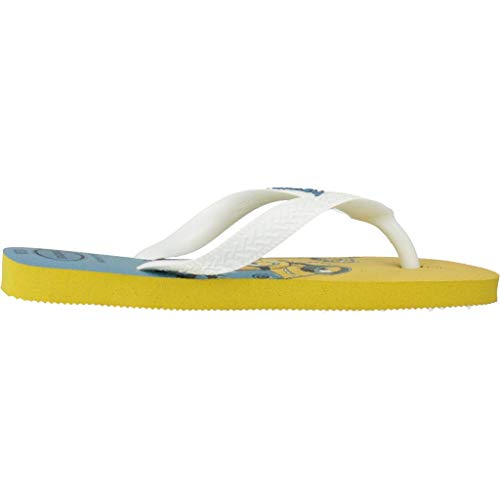 Havaianas Minions, Chanclas Unisex Niños, Multicolor (Yellow Citric/White 3455), 31/32 EU