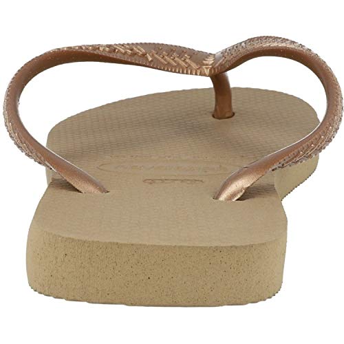 Havaianas Top Tiras, Chanclas para Mujer, Dorado (Rose Gold), 37/38 EU