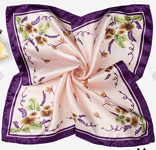 HBselect 16 pcs Pañuelos Cuello Mujer,Bufanda Cuadrada Paqueña Multicolor Para Mujer