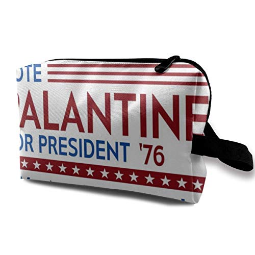 Hdadwy Bolsa de Maquillaje Bolsa de cosméticos Taxi Driver Palantine For President Bolsa Multifuncional Kit de Viaje Bolsa de Almacenamiento