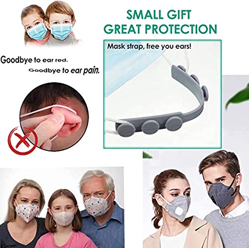 HDYZ 8 PCS Salvaorejas Mascarillas Extensor, Protectores de Orejas, Sujeta Mascarillas ó Enganche para Mascarillas, Extender Ganchos para Máscara, Despídete del Dolor en las Orejas