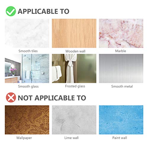 Healifty Porta Cepillo de Dientes - para Montaje en Pared de Baño - con Dispensador de Pasta de Dientes - Cepillo de Dientes Eléctrico Maquinilla de Afeitar Organizador (2 Tazas)