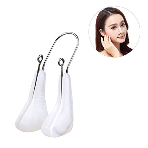 HEALLILY nariz arriba levantando forma moldeador clip levantador de nariz alisador enderezador corrector herramienta de belleza para mujeres niñas damas 2 piezas