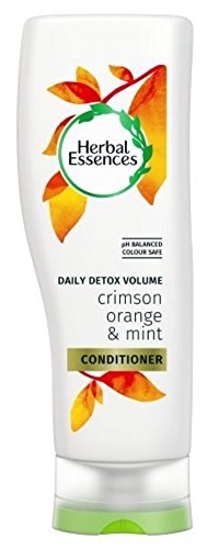 Herbal Essences Diario Desintoxicación Volumen Champú y acondicionador con Crimson NARANJA Y menta. LOTE CON EXCLUSIVO Belleza Uñas