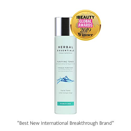 Herbal Essentials - Tóner purificador con extracto de neem y aceite de menta (150 ml)