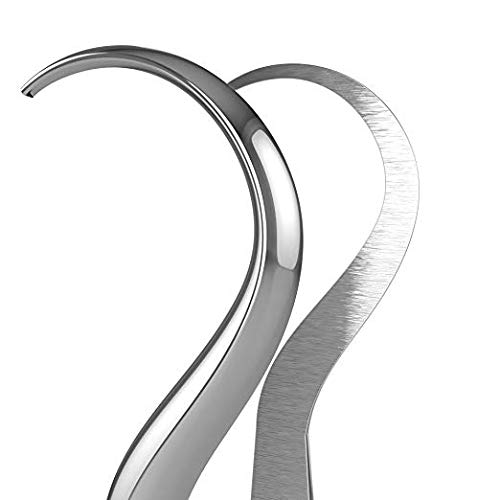 Herramienta de pinzas de extracción de acné con espinillas curvas y de grado quirúrgico FEITA Pro y quirúrgicas para eliminar los poros de cabeza blanca y obstruidos, espinilla