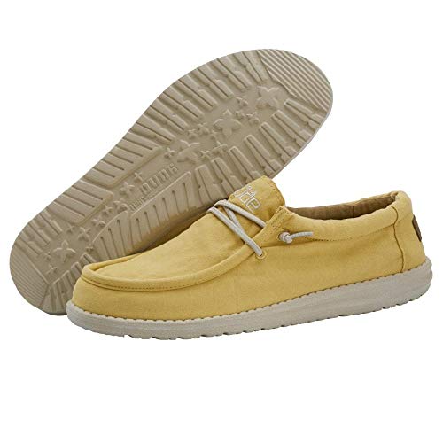 Hey Dude Hombres Wally Lavado Lona Cítricos 42 EU