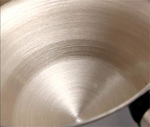 HEYU-Cafetera Cafetera de Acero Inoxidable 304, Boca de Diente de tiburón, Cuello de Ganso, Mango de Madera, hervidor de Agua, Apto para Uso doméstico, 6 Tazas (350) / 12 Tazas (700 ml)