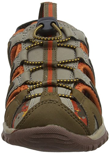 Hi-Tec Cove Ch, Sandalias de Senderismo Unisex Niños, Marrón (Brown/Cinnamon/Core Gold), 32 EU