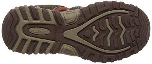 Hi-Tec Cove Ch, Sandalias de Senderismo Unisex Niños, Marrón (Brown/Cinnamon/Core Gold), 32 EU