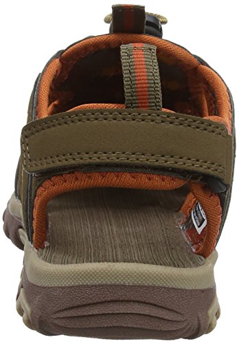 Hi-Tec Cove Ch, Sandalias de Senderismo Unisex Niños, Marrón (Brown/Cinnamon/Core Gold), 32 EU