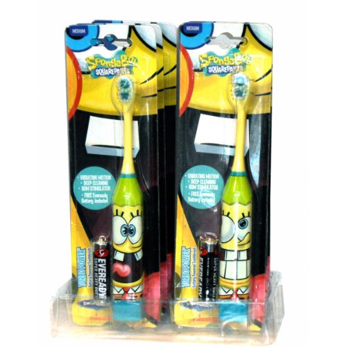 Higiene Dental y Tiritas TB‐407‐01 - Cepillo de dientes eléctrico Bob Esponja