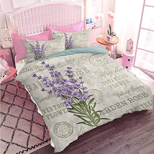 Hiiiman - Juego de 3 piezas para todas las estaciones (3 piezas, tamaño California King)