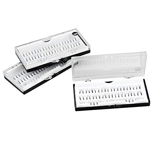 Hilai Kit Pestañas Cortas y Largas Falsas Postizas de grupos Extensión de pestañas profesionales(10/12/14 mm) 3 cajas