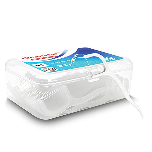 Hilo dental 300 Piezas Dental Palo Dental Floss para Interdental Oral Limpieza paquete de 6