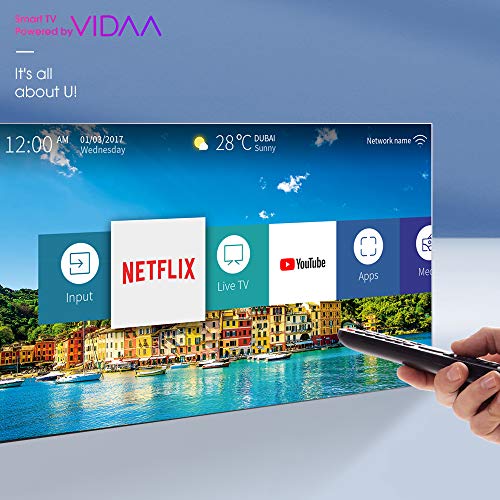 Hisense FHD TV 2020 40AE5500F - Smart TV Resolución Full HD, Natural Color Enhancer, Dolby Audio, Vidaa U 2.5 con IA, HDMI, USB, Salida auriculares