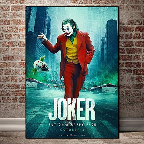 Hollywood DC Comics película Joker personaje Joaquin Phoenix Heath Ledger cartel impreso lienzo pintura Cuadros pared arte imagen dormitorio sala de estar decoración del hogar
