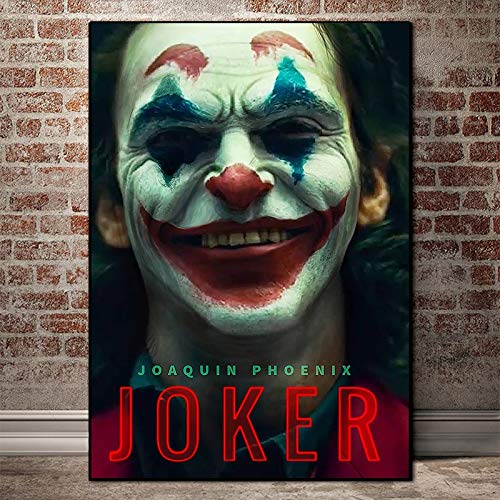 Hollywood DC Comics película Joker personaje Joaquin Phoenix Heath Ledger cartel impreso lienzo pintura Cuadros pared arte imagen dormitorio sala de estar decoración del hogar
