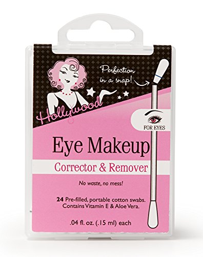 Hollywood Fashion Tape Eye Makeup Corrector & Remover 24 Pre-filled Cotton Swabs by Hollywood