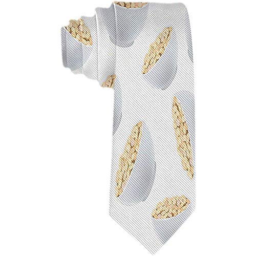 Hombres Corbatas formales modernas del desayuno de la harina de avena Corbata tejida del modelo personalizado