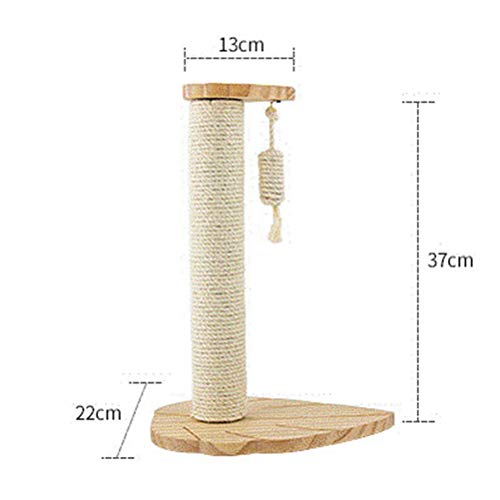 HOMED Rascador de Actividad, con Naturales de sisal arañar Puestos, con rascadores para Gatitos Muebles de la casa árboles, Escalada Gato Juguetes Torre