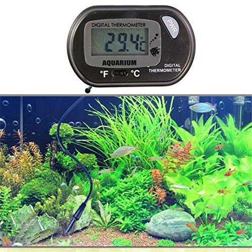 Hosaire Termómetro de Agua Digital LCD Tanque de Peces para el terrario Acuario Vivarium -50 ~ + 70 ℃