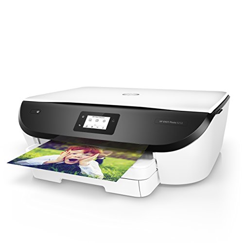 HP Envy Photo 6232 – Impresora multifunción inalámbrica, Tinta, Wi-Fi, copiar, escanear, impresión a Doble Cara, 4800 x 1200 PPP, Color Blanco y Negro