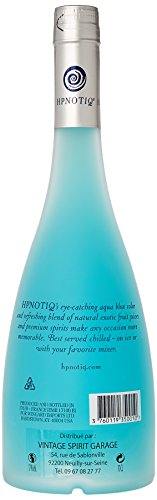 Hpnotiq - Licor de vodka con zumo de fruta y cognac Blue champagne, 700 ml