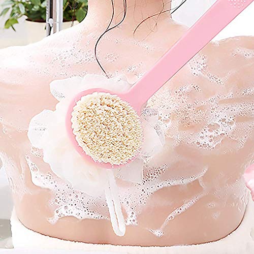 HRSS 2 Piezas de fregado rtifct BrushSoft Ducha Cepillo de Doble Cara Cepillo for Clening El BCK