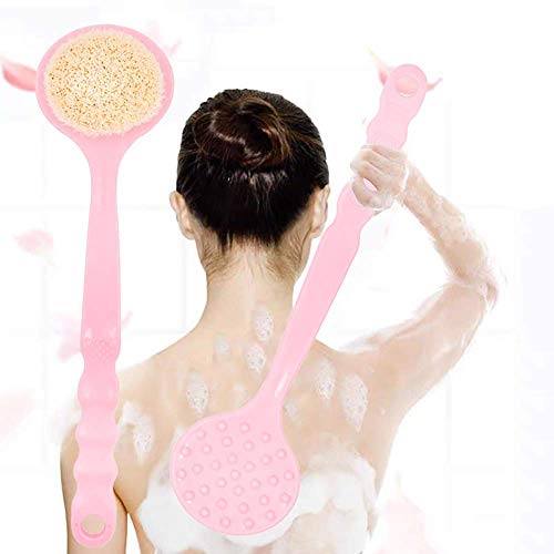 HRSS 3PCS Cepillo nd artículos de tocador Toalla for rubWipingBrush Doblado Cepillo con Larga Hndle